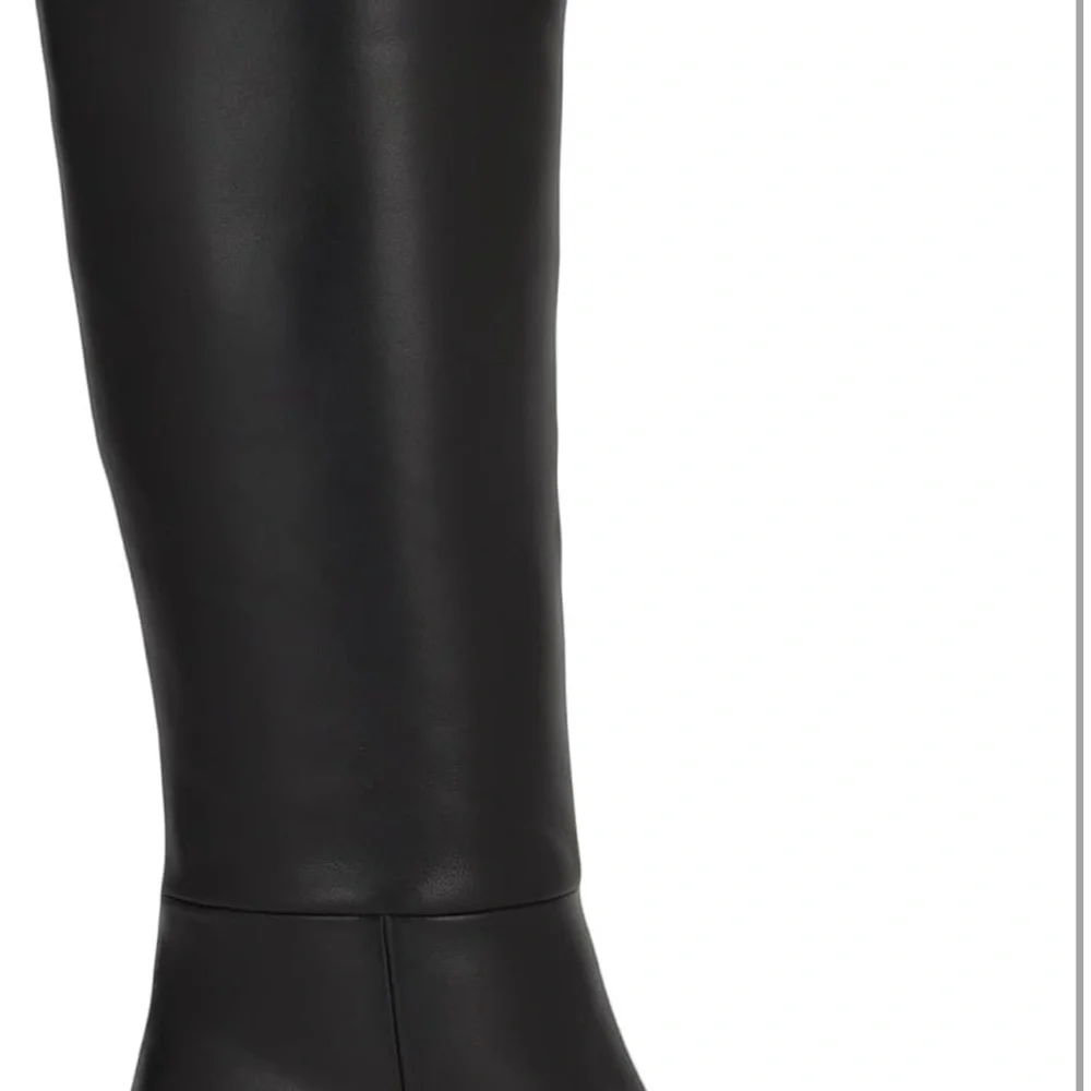 New Calvin Klein Women's Garray Pointy Toe Stiletto Heel Knee High Dress boots